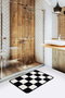 Mijölnir Alfombrilla de Baño 100% Poliéster Antideslizante Antialérgica y Fácil de Limpiar 40 x 60 cm